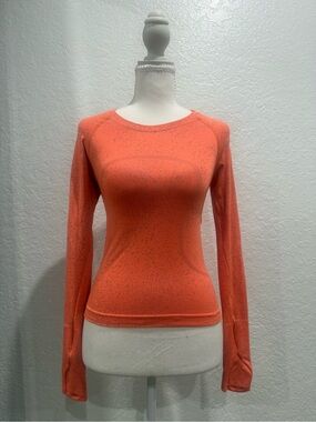 lululemon athletica Long-Sleeve Seamless Top - Orange